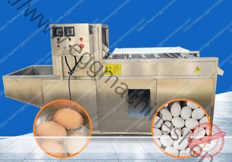 Automatic Boiled Egg Shelling Peeling Machine - Egg Processing Machine ...